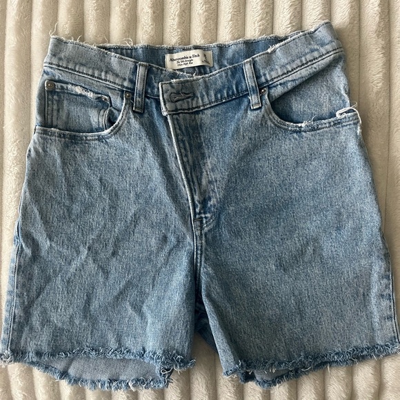 Abercrombie & Fitch Pants - Abercrombie & Fitch Light Blue Denim Shorts